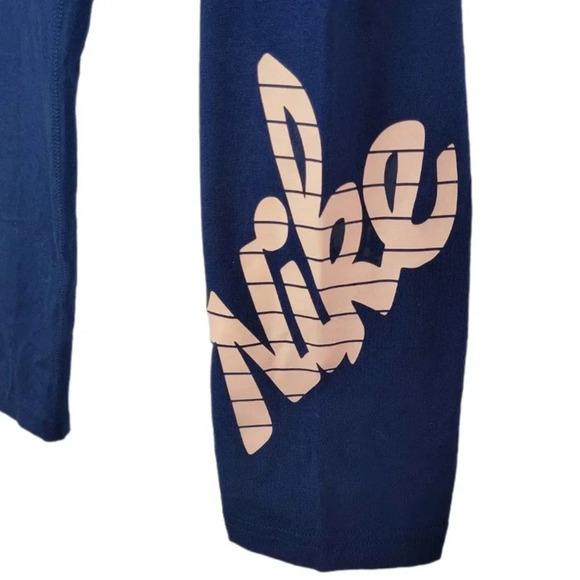 Nike Girl’s Cropped Graphic Active Leggings Size L - Picture 2 of 9